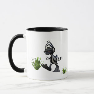 Mug Carton mignon Zebra Duck