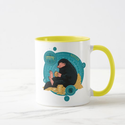 Mug Carton NIFFLER™ Avec Pièces D'Or (Droite)