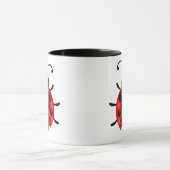 Mug Carton personnalisable Red Ladybug Drinkware (Centre)