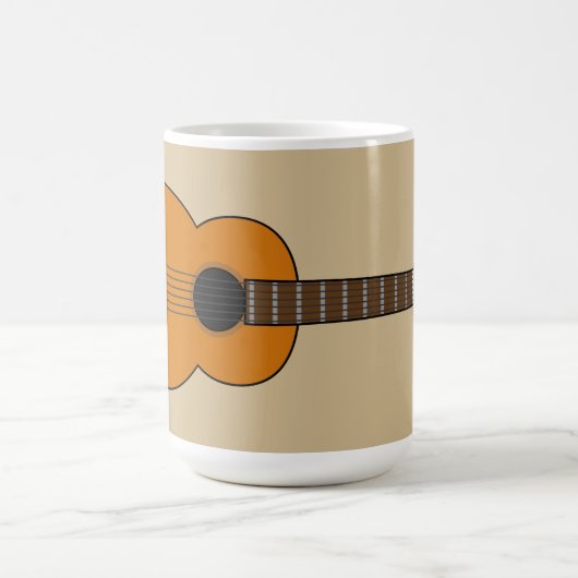 Mug Carton simple de guitare acoustique (Centre)