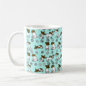 Mug Cartoon avec Jack Russell Terrier (Gauche)