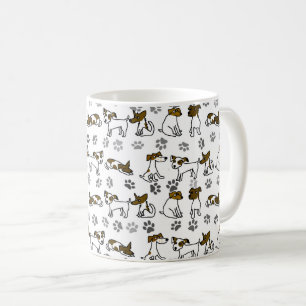 Mug Cartoon avec Jack Russell Terrier