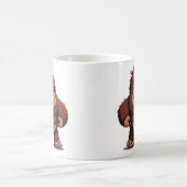 Mug Cartoon Bigfoot au ventre mou Chibi souriant (Centre)