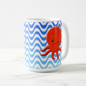 Mug Cartoon bleu épaisse (Devant droit)