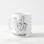 Mug Cartoon Boxer On the Ropes (Devant gauche)