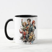 Mug Cartoon classique 3D (Gauche)
