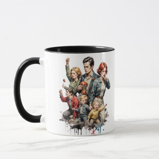 Mug Cartoon classique 3D (Gauche)