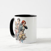 Mug Cartoon classique 3D (Devant gauche)