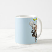 Mug Cartoon cowboy tir pistolets équitation art (Devant droit)