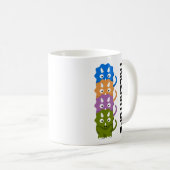 Mug Cartoon crétacé Tricératops (Devant droit)