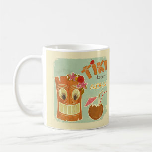 Mug Cartoon d'ananas Cute Aloha Tiki Bar