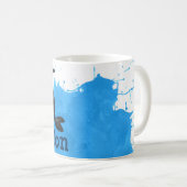 Mug Cartoon de baleine tueuse (Devant droit)