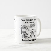 Mug Cartoon de Convenience Store (Devant droit)