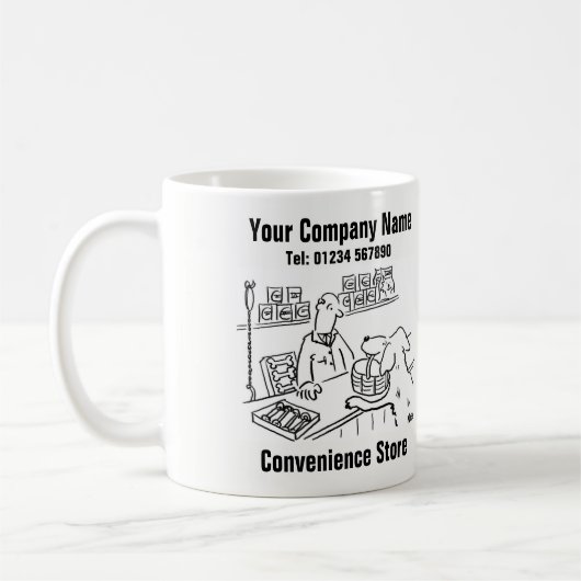 Mug Cartoon de Convenience Store (Gauche)