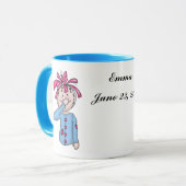 Mug Cartoon de la première poupée de cerf de bébé pers (Devant gauche)
