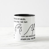 Mug Cartoon de l'amoureux du café mignon (Centre)