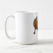 Mug Cartoon de ski de Chouette (Gauche)