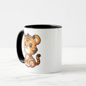 Mug Cartoon de tigre pour bébé mignon (Devant gauche)