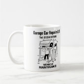 Mug Cartoon Entretien de Véhicule (Gauche)
