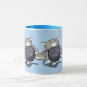 Mug Cartoon Kitty avec boule de fil (Centre)
