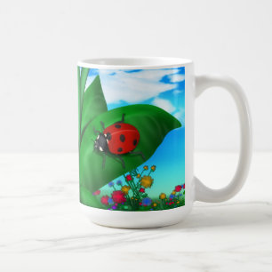 Mug Cartoon Lady Bug