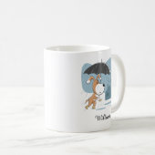 Mug Cartoon mignon Chien Chien Chien Chiot Marche Plui (Devant droit)