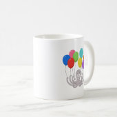 Mug Cartoon Octopus Ballons colorés Enfants (Devant droit)