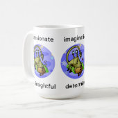 Mug Cartoon personnalisable Caractéristiques Scorpio Z (Devant gauche)