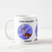 Mug Cartoon personnalisé Sagittarius Centaur Traits Co (Gauche)