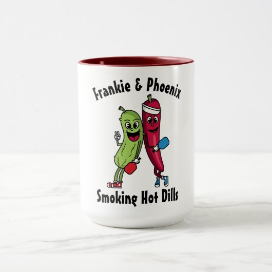 Mug Cartoon Pickleball Team Hot Dill (Centre)