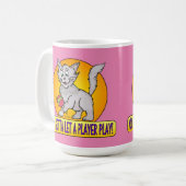 MUG CARTOON PLAYER CAT (Devant gauche)
