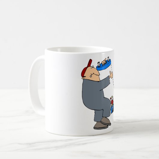 Mug Cartoon Plumber (Devant gauche)