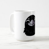 Mug Cartoon Raven - Souriant (Devant gauche)