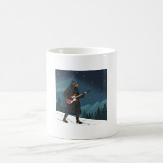 Mug Cartoon Rocker Dog Under the Stars