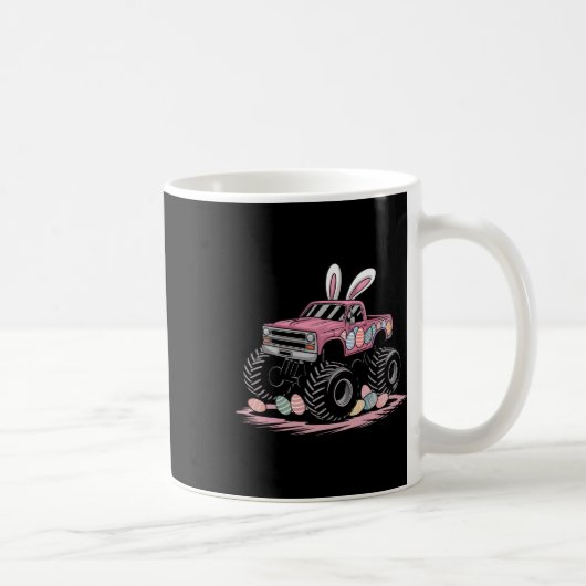 Mug Cartouche de camion rose Pâques (Droite)