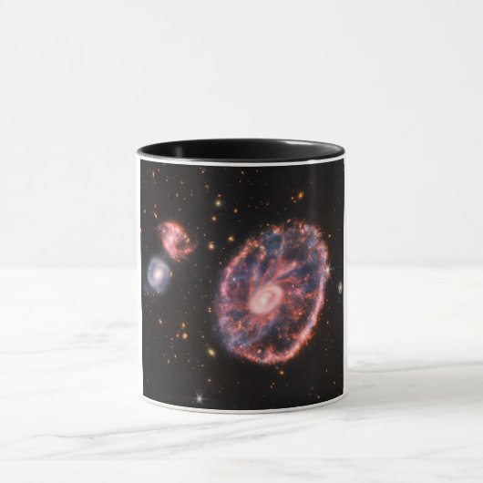 Mug Cartwheel Galaxy, James Webb Télescope Spatial (Centre)
