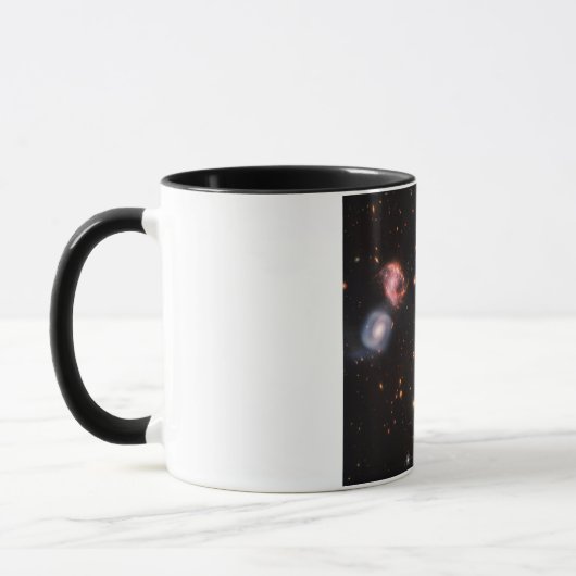 Mug Cartwheel Galaxy, James Webb Télescope Spatial (Gauche)