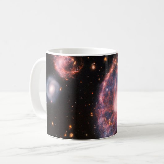 Mug Cartwheel Galaxy JWST James Webb Télescope spatial (Devant gauche)