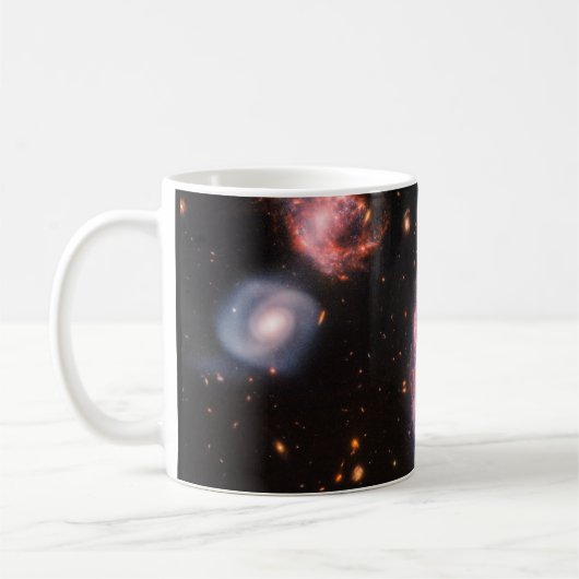 Mug Cartwheel Galaxy JWST James Webb Télescope spatial (Gauche)