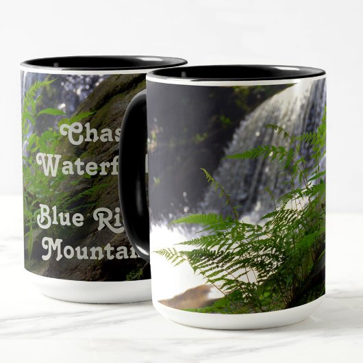 Mug Cascade Blue Ridge Mountains NC Photographie