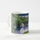 Mug Cascade cascade avec forêt verte en Croatie (Devant gauche)