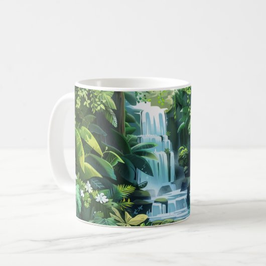 Mug Cascade dans la Jungle (Devant gauche)