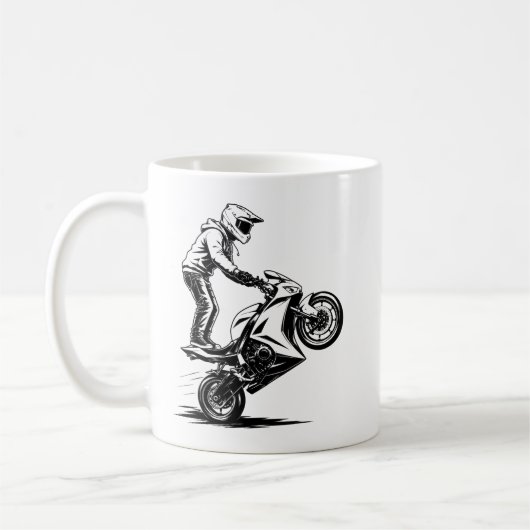 Mug Cascade de moto de sport (Gauche)