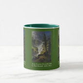 Mug Cascade des Rocheuses (1898) par Albert Bierstad (Centre)