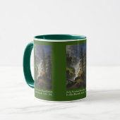 Mug Cascade des Rocheuses (1898) par Albert Bierstad (Devant gauche)