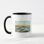 Mug Casco Bay Vue du phare de Portland Head (Gauche)