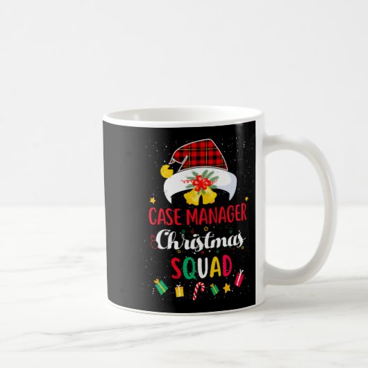 Mug Case Manager Christmas Squad Santa Hat Matching Pr (Droite)