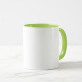 Mug Casino de Noël Style camouflet vert (Devant droit)
