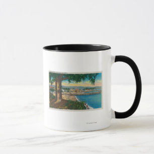 Mug Casino et pilier, Père Noël CruzSanta Cruz, CA