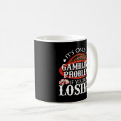 Mug Casino Poker Joueur Problème de pari Luck (Devant droit)